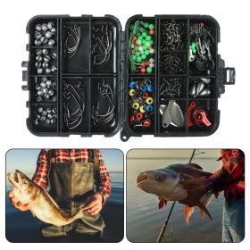 Outdoor Portable Fishing Accessories Kit (Color: As pic show, Accessory Type: 188pcs)