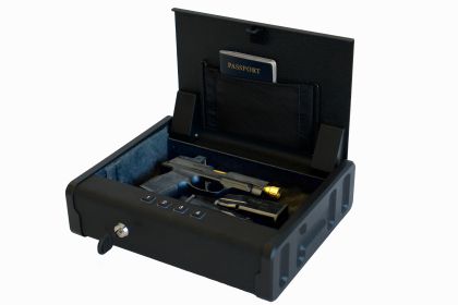 Portable Quick Access Safe (Color: as Pic)