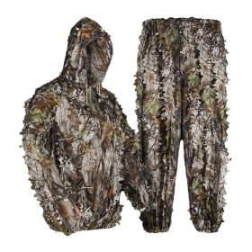 Kylebooker 3D Bionic Maple Leaf Hunting Ghillie Suit Camouflage Sniper Clothing (Size: 3XL)