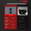 5 Core Car Charger Cigarette Lighter USB Charger Aluminum Alloy Dual USB w LED Fast Charging Power Adapter for iPhone iPad Samsung Galaxy -CDKC13 2Pcs