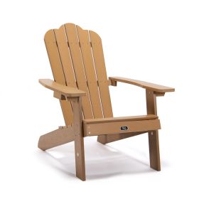 TALE Adirondack Chair With Cup Holder (Color: Brown)