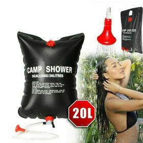 20L Portable Solar Heating Shower Bag (Option: default)