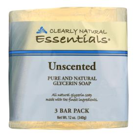 Clearly Natural Bar Soap - Unscented - 3 Pack - 4 Oz (Default: Default)