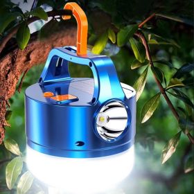 3N1 Solar Lantern With Remote (Color: Blue)