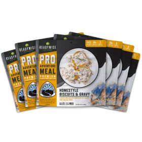 6 CT ReadyWise Pro Adventure Meal Homestyle Biscuits & Gravy with Sausage (Outdoor: 79.99)