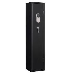 Digital Keypad Gun Safe Quick Access Electronic Storage Steel Security Cabinet (black: black)