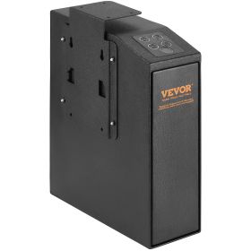 VEVOR Mounted Gun Safe for Pistols, Biometric Gun Safe with Three Quick Access Ways of Fingerprints, Passwords and Keys, Handgun Safe for 1 Pistol for (Default: Default)