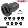 5 Core USB Car Charger Cigarette Lighter Dual USB Port Adapter 12/24 V Fast Charging - CDKC13 1Pc